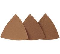 Feuille abrasive Delta avec bande auto-agrippante, non perforé Proxxon Micromot 28 891 Grain 80 Cote dencoignure 65 mm 25 pc(s)