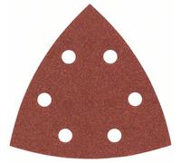 Feuille abrasive Delta avec bande auto-agrippante, perforé Bosch Accessories 2607017109 Grain 180 Cote d'encoignure 93 mm 25 pc(s)