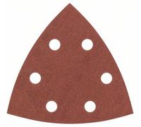 Feuille abrasive Delta avec bande auto-agrippante, perforé Bosch Accessories 2607017110 Grain 240 Cote dencoignure 93 mm 25 pc(s)