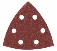 Feuille abrasive Delta avec bande auto-agrippante, perforé Bosch Accessories 2607019487 Grain 40 Cote d'encoignure 93 mm 25 pc(s)