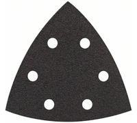 Bosch Feuille abrasive Delta 2608605192 – Grain 80, perforée, auto-agrippante, 93×93 mm, 5 pièces