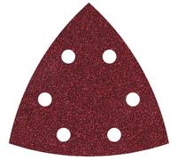 Wolfcraft 1851000 Papiers abrasifs adhésifs corindon delta 95mm grain 60 lot de 5 pour bois métal