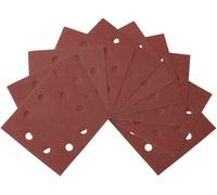 10 feuilles abrasives pour ponceuses vibrantes DEWALT DT3023-QZ - 8 perforations - 115x115mm