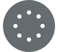Feuille abrasive pour ponceuse excentrique avec bande auto-agrippante, perforé Bosch Accessories 2608605122 Grain 600 (Ø) 125 mm