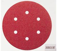 Feuille abrasive pour ponceuse excentrique avec bande auto-agrippante, perforé Bosch Accessories 2608605717 Grain 60 (Ø) 150 mm