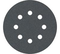 Feuille abrasive pour ponceuse excentrique avec bande auto-agrippante, perforé Bosch Accessories 2608605118 Grain 180 (Ø) 125 mm