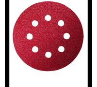 Bosch Accessories 2609256A15 Feuilles abrasives pour Ponceuses excentriques Diamètre 115 mm 8 trous Grain 40 Lot de 5 feuilles