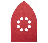 Feuille abrasive pour ponceuse Multi avec bande auto-agrippante, perforé Bosch Accessories 2608605182 Grain 40 (L x l) 170 mm