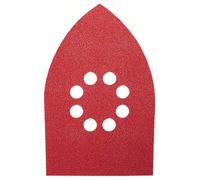 Feuille abrasive pour ponceuse Multi avec bande auto-agrippante, perforé Bosch Accessories 2608605183 Grain 100 (L x l) 170 mm