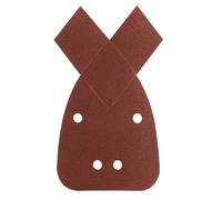 Feuille abrasive pour ponceuse Multi avec bande auto-agrippante, perforé Bosch Accessories 2609256A69 Grain 80 (L x l) 135 mm