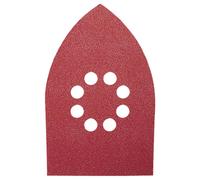 Feuille abrasive pour ponceuse Multi avec bande auto-agrippante, perforé Bosch Accessories 2609256A73 Grain 40 (L x l) 170 mm