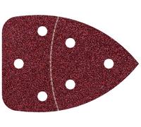 Feuille abrasive pour ponceuse Multi avec bande auto-agrippante, perforé Wolfcraft 3136000 Grain 40 (L x l) 139 mm x 98 mm 6 pc(s)