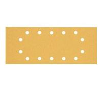 Bosch 10x Feuilles abrasives EXPERT C470 à 14 trous (pour Peinture sur bois, Bois dur, Ø 115x280 mm, Grain 80, Professional Accessoire Ponceuse excentrique)