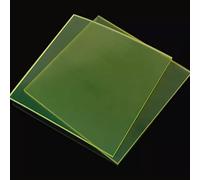 Feuille acrylique en plastique, 2 pièces 200 x 200/250 x 250/300 x 300 mm - Panneau en caoutchouc élastique PU haute résistance for l'absorption des vibrations et la résistance à l'huile