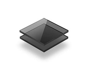 Feuille acrylique Gris teinté 3 mm - d'une dimension allant de 10x10 cm à 100x230 cm. Résistance aux UV, PMMA de haute qualité, Film protecteur sur les deux faces, Ne présente aucun bord tranchant.