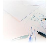 Feuille Bristol Blanc 250g 50x65 À L'unité