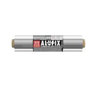 Feuille d'aluminium ALUFIX pour la cuisson / 1 rouleau / 29 cm x 150 m / 10 μm/argent/indéchirable/résistant à la chaleur et à l'humidité/indéformable/pour la cuisine