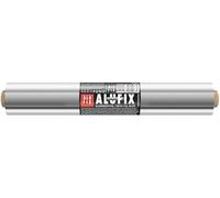 Feuille d'aluminium ALUFIX pour la cuisson / 1 rouleau / 44 cm x 150 m / 10 μm/argent/indéchirable/résistant à la chaleur et à l'humidité/indéformable/pour la cuisine