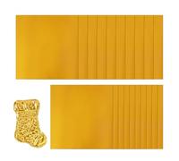 Feuille d'aluminium dorée | Feuilles carrées pour l'artisanat de 20 pièces de 5,9 x 5,9 pouces - Feuille d'aluminium gaufrée pour peinture, gravure, montage, outils, traitement des métaux, décoration