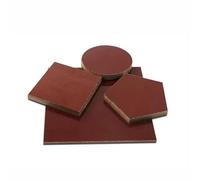 Feuille de bakélite phénolique, panneau Composite en bois lamellé-collé à haute isolation, plaque de résine en tissu électrique personnalisable en bois, 1/2 pièces(2 * 150 * 150mm1pc)