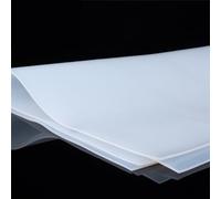 Feuille de caoutchouc de silicone blanc, coussin d'étanchéité carré translucide, fin et flexible, 1 pièce(300x300x8mm)