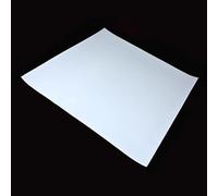 Feuille de caoutchouc de silicone translucide, joint haute température blanc de 0,5 à 30 mm d'épaisseur for l'étanchéité, 1 pièce(300x300x5mm)