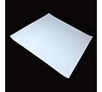 Feuille de caoutchouc silicone blanc translucide - Joint mince et polyvalent for l'isolation électrique et les applications mécaniques(200x200x6mm)