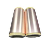 Feuille de cuivre de qualité batterie 9μm for collecteurs de courant d'anode Lithium-Ion, 1 pièce(1kg~53m (Single-Shiny))