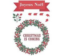 Feuille de décalcomanie pour textile Christmas is coming Rouge G