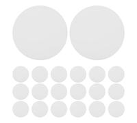 Feuille de Diffuseur de Lumière Ronde PC Blanche, Lot de 20