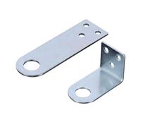 Feuille De Fer Carrée À Angle Droit 10 Pièces | Serrure de porte en bois, pendentif d'armoire, cadenas, boucle de porte(25*25*23*1.95mm)
