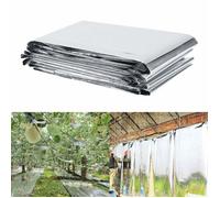 Feuille de Film Mylar Réfléchissant Argenté 210x120cm, Augmente Croissance Plantes Serres de Jardin Accessoire Cuneary