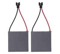 Feuille de Générateur de Ventilateur de Cheminée 2PCS, 227 ℃ Fabilleur de Poêle à Bois alimenté par la Chaleur Fiche de Production d'énergie Thermoélectrique