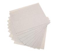 Feuille de Guide D’ondes Micro-ondes 10 Pièces en Papier Mica | Argenté, Installation Simple et Résistante à Chaleur, Format 12x12cm Découpable, Lot pour Four