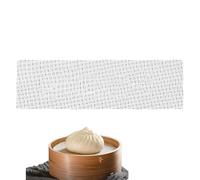 Feuille de maille de déshydrateur, tapis de cuiseur vapeur en silicone, Maille de boulette de doublure carrée, Outil de cuisson en silicone de qualité alimentaire pour appartement, restaurant, maison