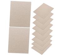 Feuille de Mica pour Micro-ondes, 10 Pièces, Isolation Haute Température | Plaque Argentée en Résine, Protection la Chaleur, Coupe Adaptable, Usage Domestique pour Four à Micro-ondes