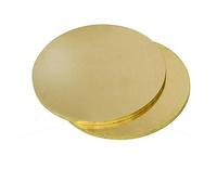Feuille de plaque ronde à disque en laiton H62 | Tailles 20-200 mm, 2/1 pièces for usages industriels(THK3mm,Dia 60mm (2pcs))