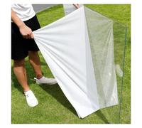 Feuille de plastique polycarbonate de 1 mm - Couverture d'auvent de toiture en C facile à couper et à plier pour serre PC Endurance Board pour jardin extérieur 0,4 x 1,20 x 3 m