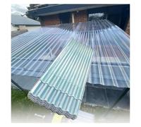 Feuille de Toit Plastique Transparent, Panneaux éclairage Naturel Toiture | Silencieux pour Toitures, Serres, Abris de Voiture, Balcons(3.28x26.24ft/1x8m)