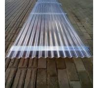 Feuille de Toit Transparente,Panneaux de Toiture Ondulées,Plaque de Serre (7 Pcs,0.9x1.25m)
