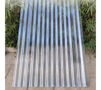 Feuille de Toit Transparente,Panneaux de Toiture,Tôle de Revêtement Mural (3 Pcs,0.9x1.7m)