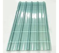 Feuille de Toit Transparente,Panneaux de Toiture,Tôle Ondulée Trapézoïdale (18 Pcs,0.9x1.45m)
