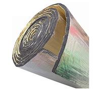 Feuille d'isolation antivibratoire en butyle-aluminium, isolante phonique et thermique, pour voiture, fourgonnette, bus, camion, discothèque, bar 100 x