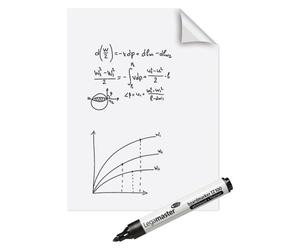 Feuille électrostatique repositionnable Magic-Chart 60 x 80 cm - 25 feuilles - blanc