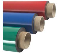 Feuille magnétique de Couleur inscriptible 0,9mm x 0,60m x 1m - Aimant Flexible - Vendu au mètre - Caoutchouc aimanté - Couleurs Assorties: Bleu, Rouge, Jaune, Vert, Noir
