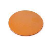 Feuille Phénolique De Bakélite Plaque De Rond Panneau De Résine 1,2cm | Disques Isolants Ronds En Bakélite Stratifié Papier-Phénolique Rouge Orangé Entretoise D'isolation Thermique,Épaisseur 1,2Cm