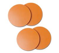 Feuille Phénolique De Bakélite Plaque De Rond Panneau De Résine 1cm | Disques Isolants Ronds En Bakélite Stratifié Papier-Phénolique Rouge Orangé Pour Composants De Transmission, Épaisseur 1 Cm