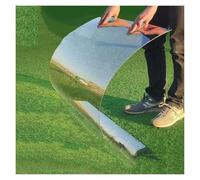 Feuille Plastique Transparente Panneaux de Toit Surface Lisse Feuille Roofing Polycarbonate Entrepôts Cours(1.56x8m)