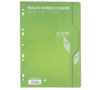 Feuillets mobiles sous film 7000 A4 100 pages perforées grands carreaux 80 g
