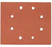 Feuilles abrasives 115 x 115 mm, grain 120, pour le bois et la peinture, lot de 25